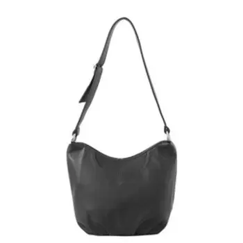 В2350 Сумка мешок, отдел на молнии, цвет черный 25х25х13см