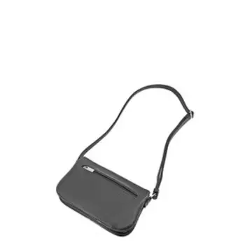 Сумка кросс-боди, отдел на молнии, цвет черный 15х24х5см