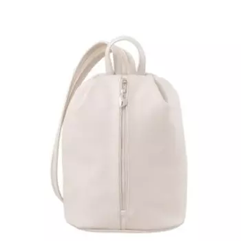 В2398 Рюкзак, отдел на молнии, цвет светло-бежевый 31х24х14см