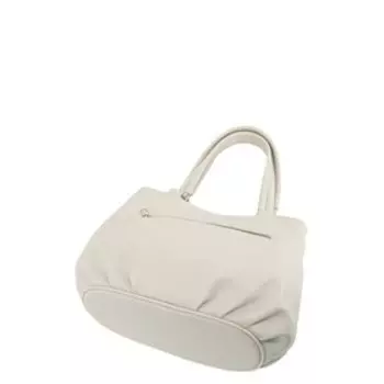 Сумка-тоут на молнии, цвет молочный