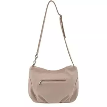 Сумка-мешок, на молнии, цвет бежевый