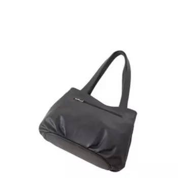 В2467 Сумка мешок, отдел на молнии, цвет коричневый 33х15х25см