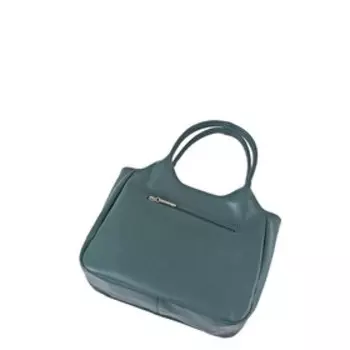 В2470 Сумка тоут, отдел на молнии, цвет зеленый 26х31х14см