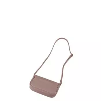 В2516 Сумка мессенджер, отдел на клапане, цвет пудра 11х20х6см