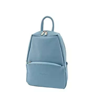 В2545 Рюкзак, отдел на молнии, цвет голубой 30х21х9см