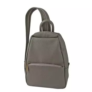 В2545 Рюкзак, отдел на молнии, цвет темно-бежевый 30х21х9см