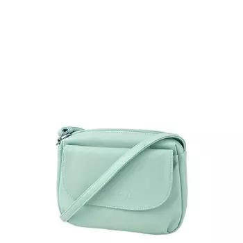 В2613 Сумка кросс-боди, отдел на молнии, цвет мятный 20х21х7см