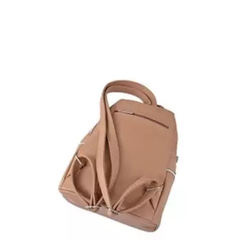 Рюкзак, отдел на молнии, цвет темно-бежевый 33х27х13см