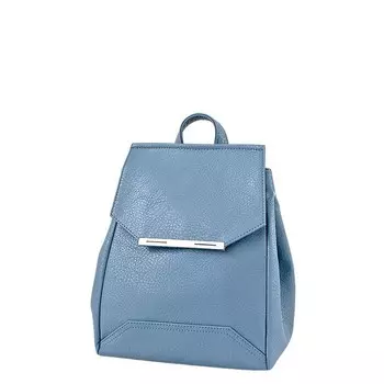 В2656 Сумка-рюкзак, отдел на клапане, цвет голубой 32х24х12см