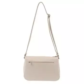 В2663 Сумка кросс-боди, отдел на молнии, цвет светло-бежевый 20х30х10см