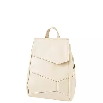 В2665 Рюкзак, отдел на клапане, цвет светло-бежевый 32х24х12см