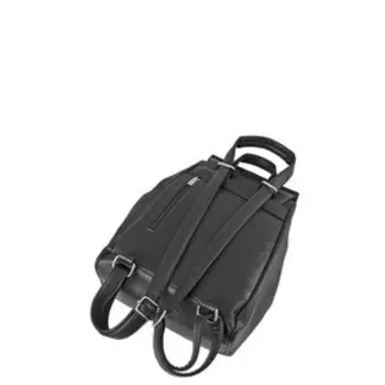 В2665 Сумка-рюкзак, отдел на клапане, цвет черный 32х24х12см