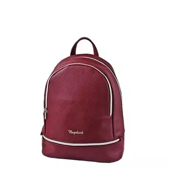 В2672 Рюкзак, 2 отдела на молнии, цвет бордовый 32х28х13см