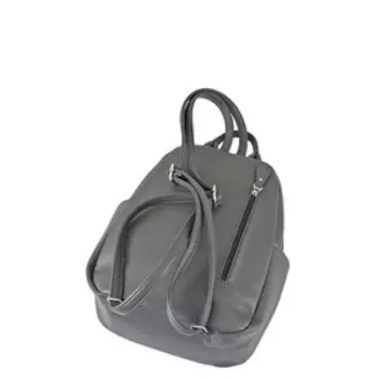 В2684 Рюкзак, отдел на молнии, цвет серый 33х25х12см