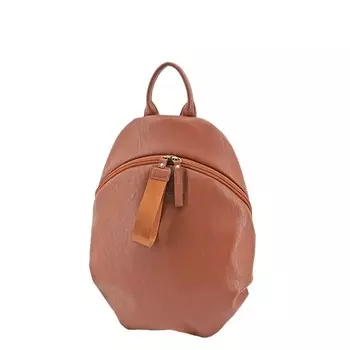 В2685 Рюкзак, отдел на молнии, цвет рыжий 37х25х10см