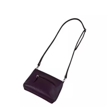 В2693 Сумка кросс-боди, отдел на молнии, цвет черный 14х20х6,5см