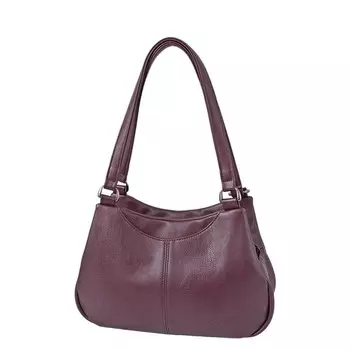 В2701 Сумка мешок, отдел на молнии, цвет бордовый 21х25х11см