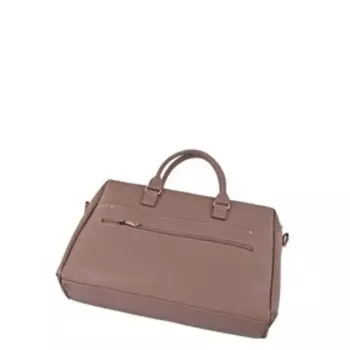 В2729 Сумка деловая, отдел на молнии, цвет коричневый 30х40х9см