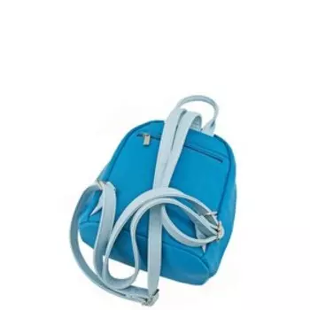 В2740 Рюкзак, отдел на молнии, цвет голубой 25х22х10см