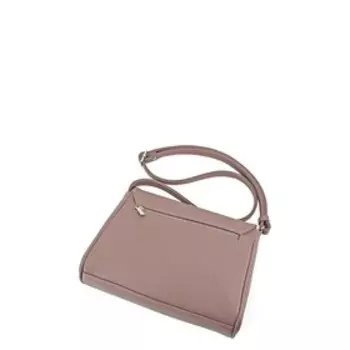 Сумка мессенджер, отдел на клапане, цвет пудра 21х26х7см