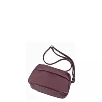 В2752 Сумка кросс-боди, отдел на молнии, цвет бордовый 13х21х8см