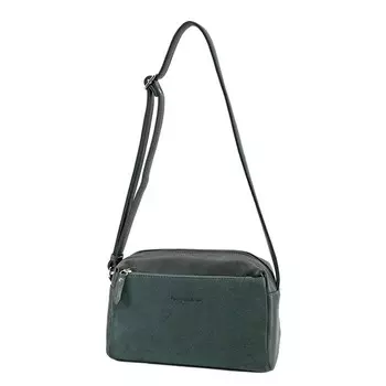 В2754 Сумка кросс-боди, отдел на молнии, цвет зеленый 20х27х9см