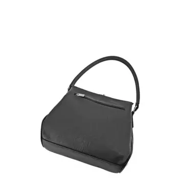 В2763 Сумка мешок, отдел на молнии, цвет черный 27х26х8см