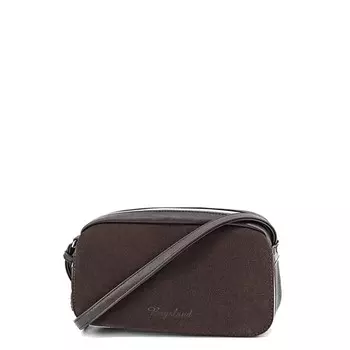 В2768 Сумка кросс-боди, отдел на молнии, цвет коричневый 16х24х9см