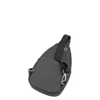 В2770 Рюкзак-слинг, отдел на молнии, цвет черный 28х16х4см