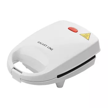 Вафельница электрическая Galaxy LINE GL 2970, 650 Вт, венские, белая