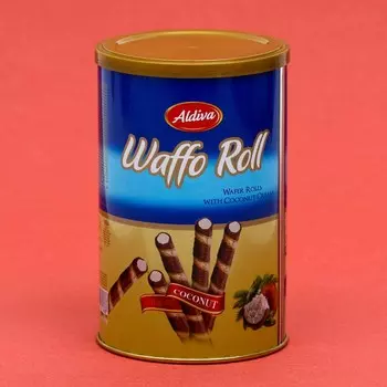 Вафельные трубочки с кокосовым вкусом, 250 г