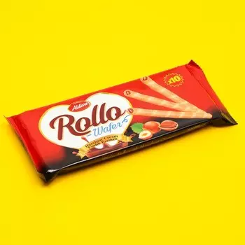 Вафельные трубочки с ореховым кремом, 50 г