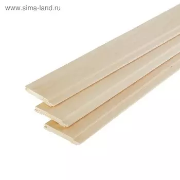 Вагонка для бани «Добропаровъ», липа, сорт ВС, 20008815 мм, 1.76 м