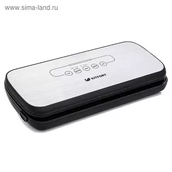 Вакууматор Kitfort КТ-1502-2, 110 Вт, 12 л/мин, пакеты, рулон плёнки, черный