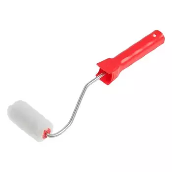 Валик ЛОМ, нат.мех, 75 мм, рукоятка d=6 мм, D=16 мм, ворс 16 мм, 2 запасных ролика