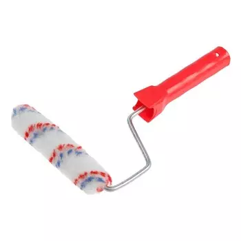 Валик ЛОМ, полиэфирная нить, 150 мм, рукоятка d=6 мм, D=16 мм, ворс 12 мм, 2 запасных шубки