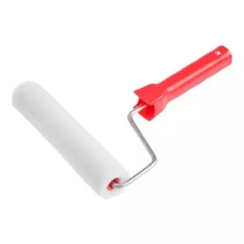 Валик ЛОМ, поролон, 180 мм, рукоятка d=6 мм, D=16 мм, 2 запасных шубки