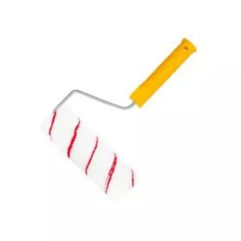 Валик малярный "РемоКолор" 04-0-400, нейлон, ворс 12 мм, d=6 мм, D=40 мм, 180 мм