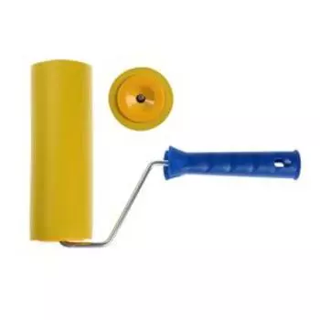 Валик прижимной ТУНДРА, резина, 180 мм, рукоятка d=6 мм