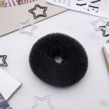 Валик - резинка для создания пучка, 47 см, чёрный