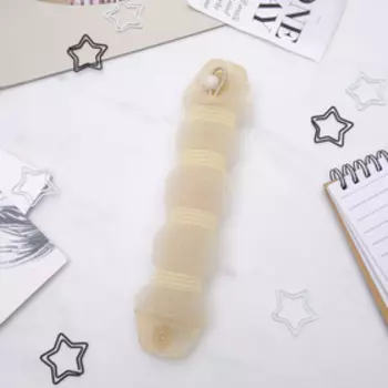 Валик с креплением и резинкой для создания пучка, 418 см, бежевый