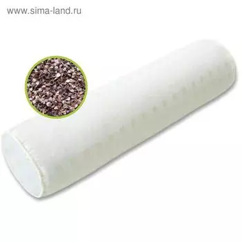 Валик с лузгой гречихи, размер 40x10 см