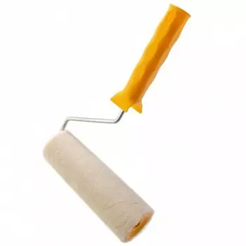 Валик Сибртех 80229, велюр, D=48 мм, рукоятка d=6 мм, ворс 5 мм, 180 мм