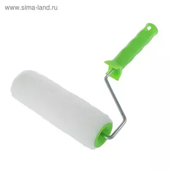 Валик "СИБРТЕХ", полиэстер, 200 мм, ручка d=6 мм, ворс 15 мм