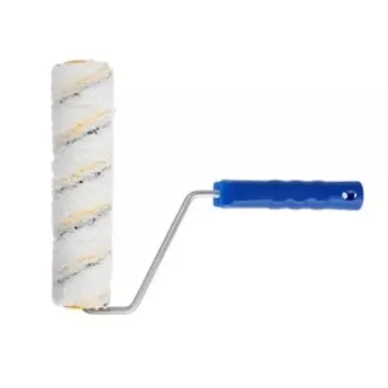 Валик ТУНДРА, микрофибра, 240 мм, рукоятка d=8 мм, D=42 мм, ворс 9 мм