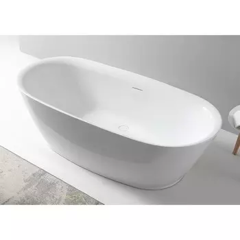 Ванна акриловая ABBER AB9205, 180х84х54 см, глубина 400 мм, белая
