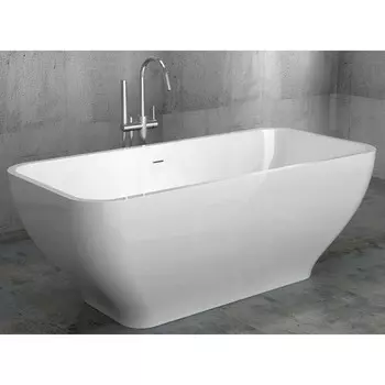 Ванна акриловая ABBER AB9220, 170х70х60 см, глубина 456 мм, белая