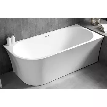 Ванна акриловая ABBER AB9257-1.7 R, 170х78х60 см, глубина 456 мм, правая, белая