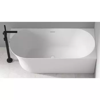 Ванна акриловая ABBER AB9258-1.7 R, 170х78х60 см, глубина 456 мм, правая, белая