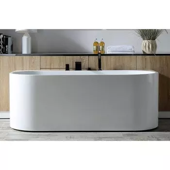 Ванна акриловая ABBER AB9310, 170х78х60 см, глубина 456 мм, белая